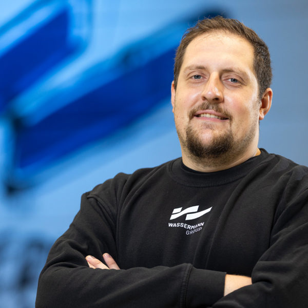 Ansprechpartner für Personal und Ausbildung – Dominik Schreiner, stellvertretender Leiter technische Ausbildung bei Wassermann Technologie